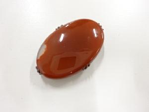 アンティーク　瑪瑙帯留め